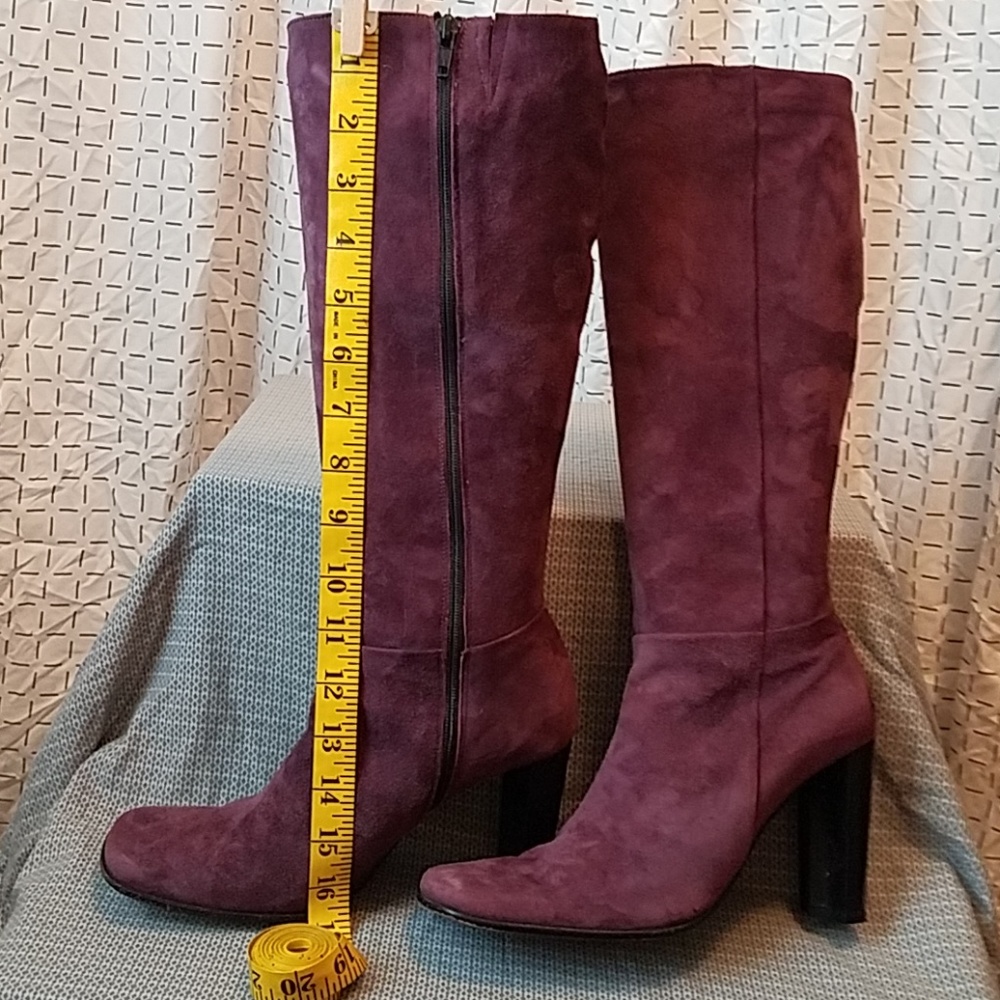 Kenneth Cole Purple Suede Boots Sz. 7M